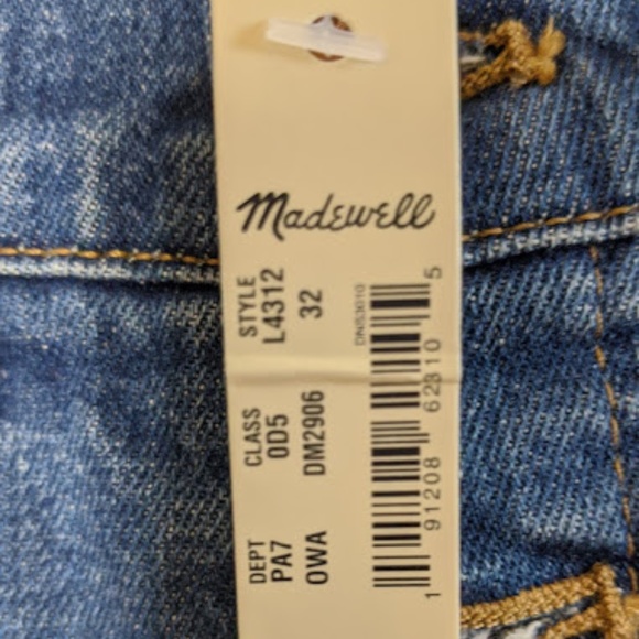 Madewell Slim Wide-Leg Jeans in Olympia Wash - Picture 7 of 7